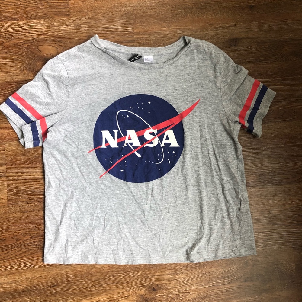 NASA divided tee shirt